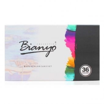 Набор акварельных красок 36 цветов SoulArt Bianyo