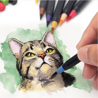 Набор акварельных маркеров SoulArt "WaterColor Brush Pen", 20 штук