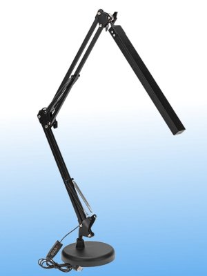 Лампа светодиодная настольная на подставке и струбцине SoulArt, FX310B CRI 90, 10 Вт