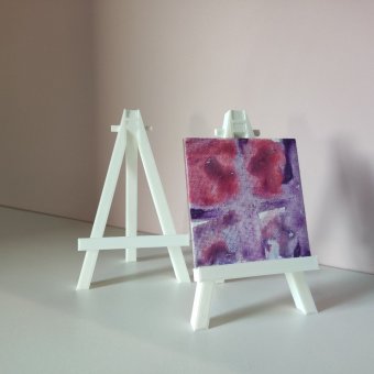 Подарочный набор Мини Мольберт 2 шт и Мини Холст 4 шт SoulArt 