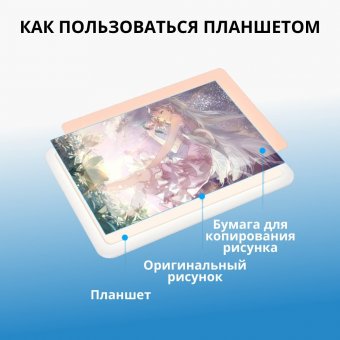 Световой планшет, беспроводной SoulArt, формат А4, "Премиум"