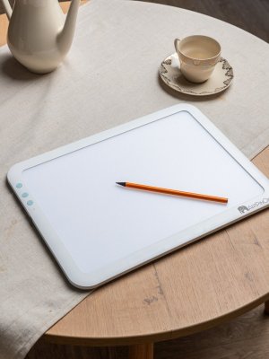 Световой планшет беспроводной SoulArt А4 "Премиум" + подставка для планшета