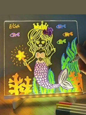 Световая доска для рисования 20 х 20 см SoulArt Optimal