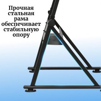 Стол рабочий стеклянный для художников, регулируемый 60х85 см SoulArt 2025 черный