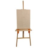 Напольный мольберт Лира со стаканчиками и планшетом (50*70 см) SoulArt h=175 см