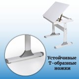 Стол SoulArt, для художников, с регулировкой столешницы 80x60 см