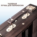 Этюдник SoulArt "Винтаж", алюминий, 55 х 43.5 см H до 180 см, сосна