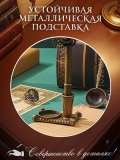 Перьевая ручка, набор для каллиграфии с чернилами и подставкой, черное перо SoulArt 228564